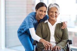 Assisted living caregiver and resident bonding 